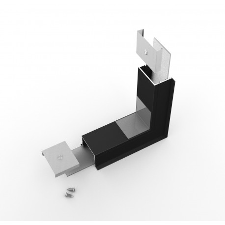 connecteur LUMI30-07 270 deg d'inclinaison Noir